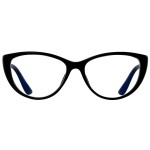 ANDWOOD Blue Light Blocking Glasses Women Bluelight Blocker Computer Cateye Clear Cat Eye Eyeglasses Frame Black
