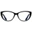 ANDWOOD Blue Light Blocking Glasses Women Bluelight Blocker Computer Cateye Clear Cat Eye Eyeglasses Frame Black
