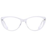 ANDWOOD Blue Light Blocking Glasses Women Bluelight Blocker Computer Cateye Clear Cat Eye Eyeglasses Frame Crystal