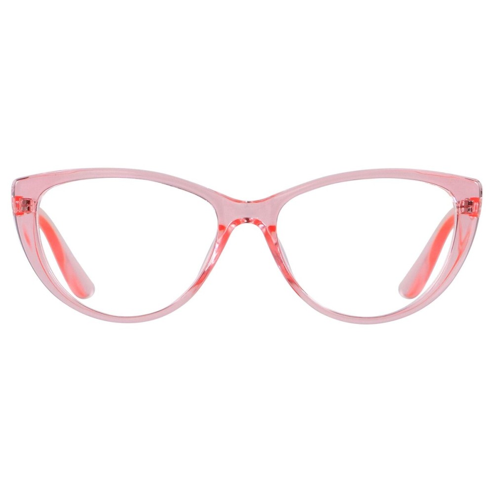 ANDWOOD Blue Light Blocking Glasses Women Bluelight Blocker Computer Cateye Clear Cat Eye Eyeglasses Frame Pink