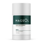 MAGSOL Magnesium Deodorant for Men, Aluminum Free, Baking Soda Free Natural Deodorant for Sensitive Skin, Long Lasting Odor Protection with Sweet Almond Oil, Hunter Tobacco 2.6 oz