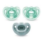 NUK Comfy Orthodontic Pacifiers, 0-6 Months, 3 Pack