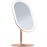 Fancii LED Lighted Vanity Makeup Mirror, Rechargeable - Cordless Illuminated Cosmetic Mirror with 3 Dimmable Light Settings, Dual Magnification - Vera (Rose Gold)
