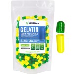 XPRS Nutra Size 00 Empty Capsules - 100 Count Empty Gelatin Capsules - Pills DIY Capsule Filling - Fillable Pill Gel Caps for Do-It-Yourself Supplements (Green/Yellow)