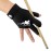Roaming Quick-Dry Breathable Billiard Shooters Carom Pool Snooker Cue Sport Glove Fits on Right Hand (Black-Right Hand, L/XL)
