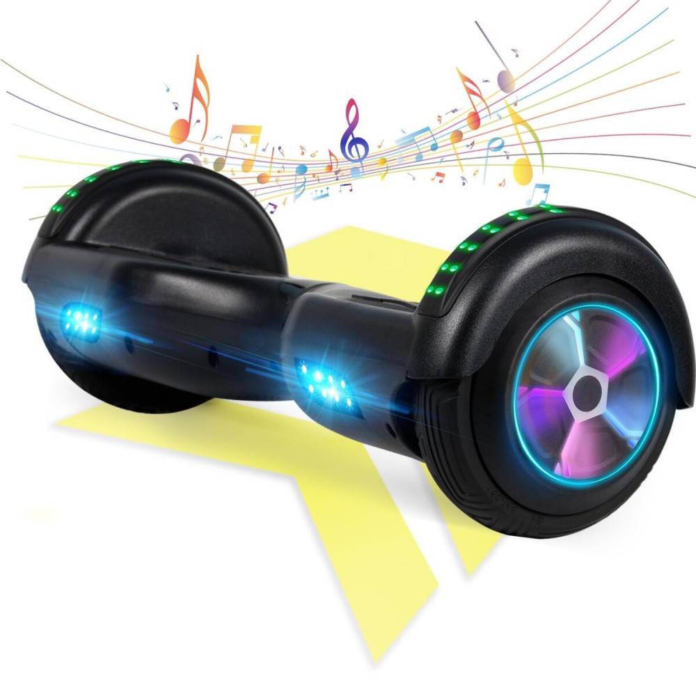 FLYING-ANT Self Balance Scooter 6.5 with Speaker and LED Lights Red