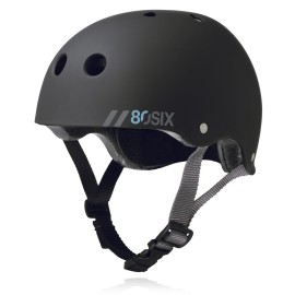 80SIX Triple Certified Multisport Helmet - Ideal for Bike, Scooter, Skateboard, Roller Skate and Inline Skate