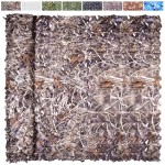 Yeacool Camo Netting for Hunting Blind Outdoor Camouflage Netting Bulk Roll for Birthday Party Dinosaur Military Theme Decoration Bird Watching(Dry Grass, 49.2ftx4.9ft, 15m*1.5m)