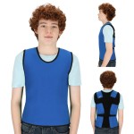 Special Supplies Sensory Compression Vest Deep Pressure Comfort (Blue, Large)