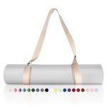 Tumaz Yoga Mat Strap [MAT NOT Included] (2 Sizes) with Extra Thick & Comfy Delicate Texture, Adjustable Yoga Mat Carrier