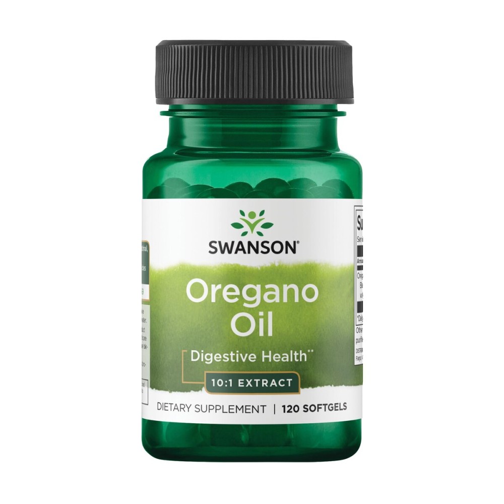 Swanson Oregano Oil 10:1 Extract - Natural Supplement Promoting Digestive Health & Respiratory Support - Supports Gastrointestinal System & Urinary Tract Health - (120 Softgels, 150mg Each) (2 Pack)