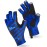 KastKing Sol Armis Sun Gloves UPF50+ Fishing Gloves UV Protection, Sun Protection for Outdoor, Kayaking, Rowing (Blue Patriot, Small/Medium)