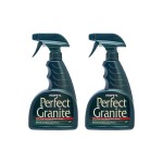 HOPE\'S Perfect Granite & Marble Countertop Cleaner, Stain Remover and Polish, Streak-Free, Ammonia-Free, 22 Ounce, Pack of 2
