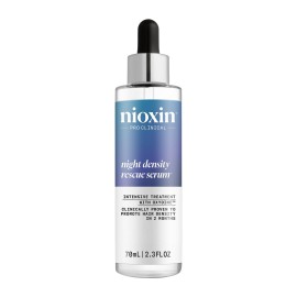 Nioxin Night Density Rescue Serum | Overnight Hair Thickening Serum | Protects Against Hair Breakage | Intensive Treatment with Oxydine | 2.4 Fl oz.