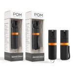POM Pepper Spray Combo Pack Clip & Keychain - Maximum Strength OC Spray Self Defense- Tactical Compact & Safe Design - 25 Bursts & 10 ft Range - Stream Spray Pattern