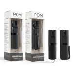 POM Pepper Spray Combo Pack Clip & Keychain - Maximum Strength OC Spray Self Defense- Tactical Compact & Safe Design - 25 Bursts & 10 ft Range - Stream Spray Pattern
