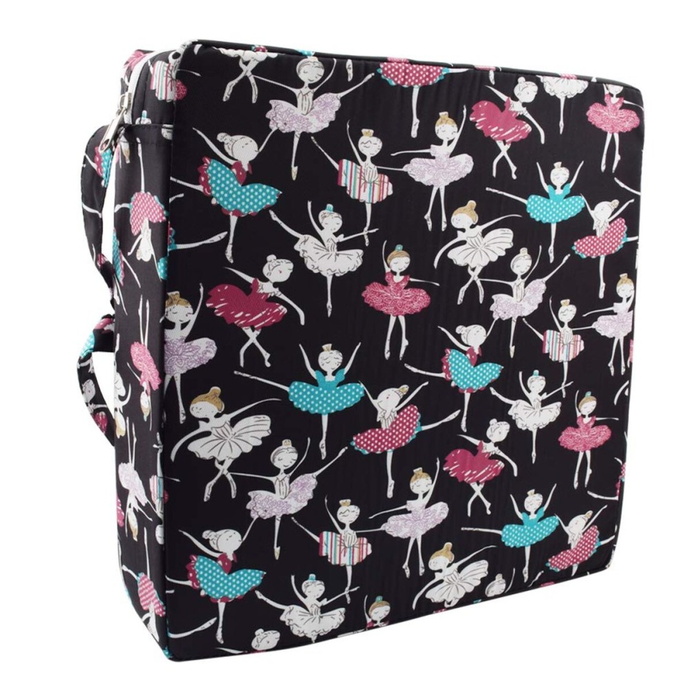 Sunmall Toddler Booster Seat for Dining Table,Chair Increasing Cushion for Baby Kids,Portable Dismountable Adjustable Highchair Booster(Dance Girl)