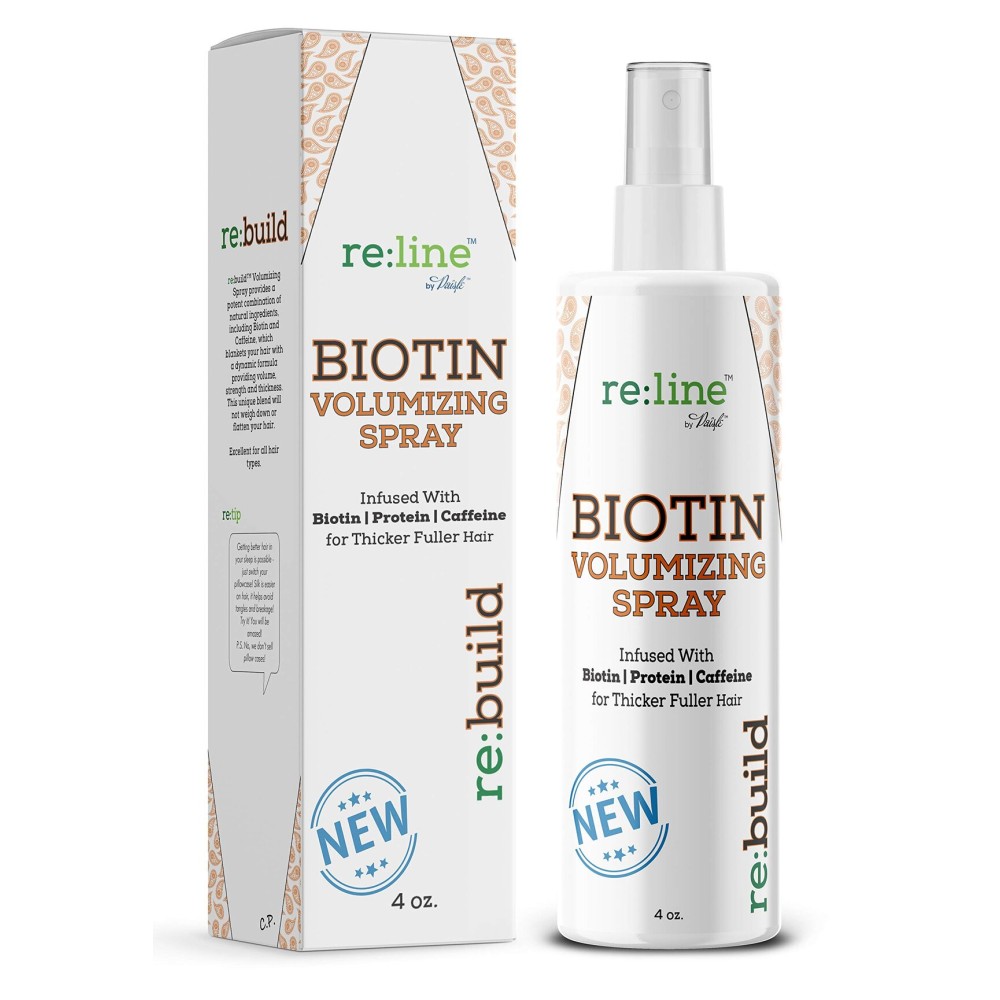 Biotin Volumizing Spray - Natural Hair Thickening and Growth Product for Fine Hair Texture - Volumizer for Men and Women