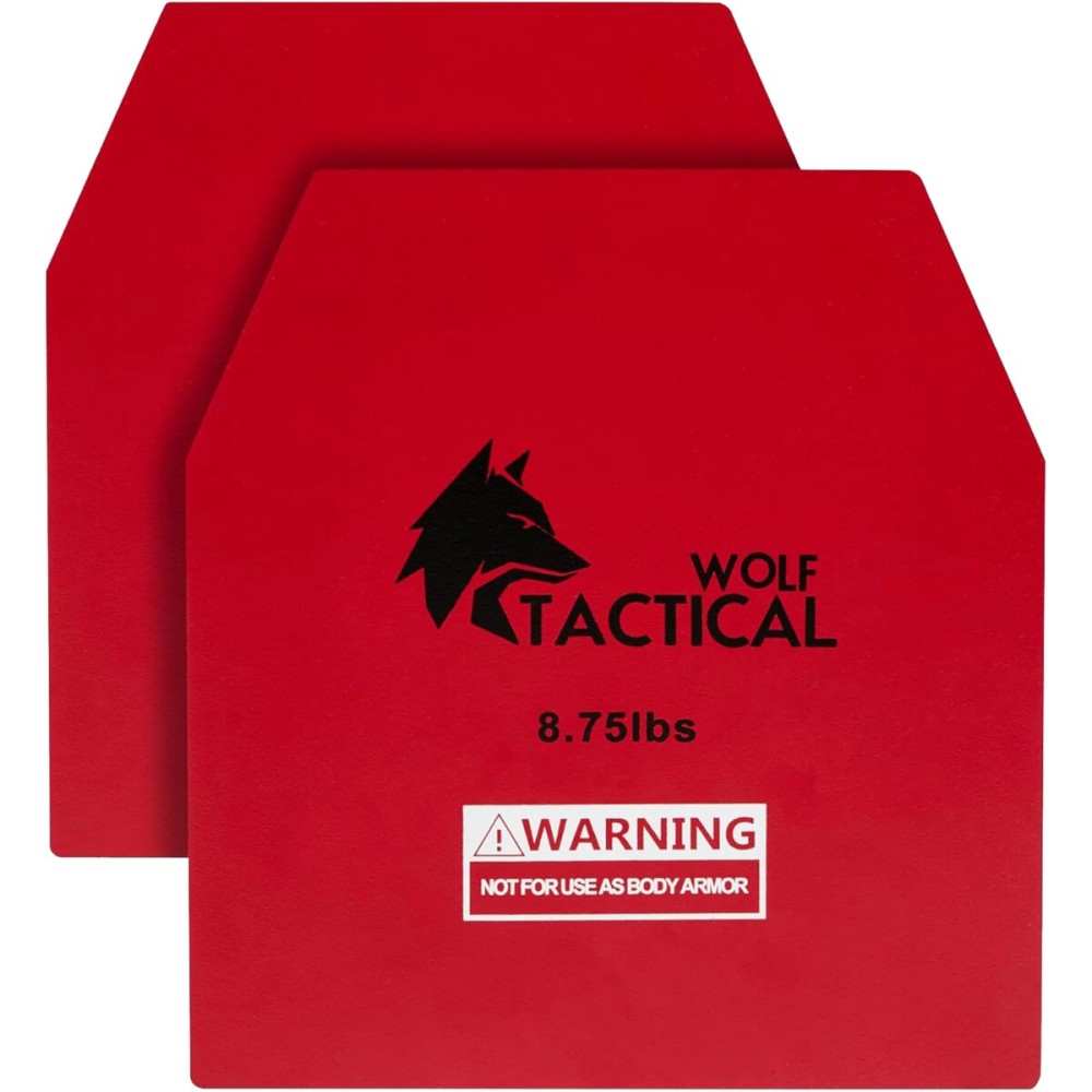WOLF TACTICAL Weight Vest Plates - 5.75/8.75/14.5/19.75LB Pairs - Weighted Plates for Vest - Strength Training, Running, Walking, Workouts, Men & Women