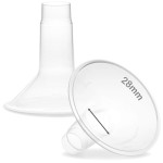 Nenesupply 28mm Flange Breastshield Compatible with Lansinoh Pump Parts and Breastpumps. Replacement to Lansinoh Flange 28mm Breastshield. Work with SignaturePro SmartPump Manual