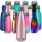 CHILLOUT LIFE Stainless Steel Water Bottle: 25 oz Double Wall Insulated Cola Bottle Shape for Cold and Warm Drinks, BPA Free Metal Sports Bottle