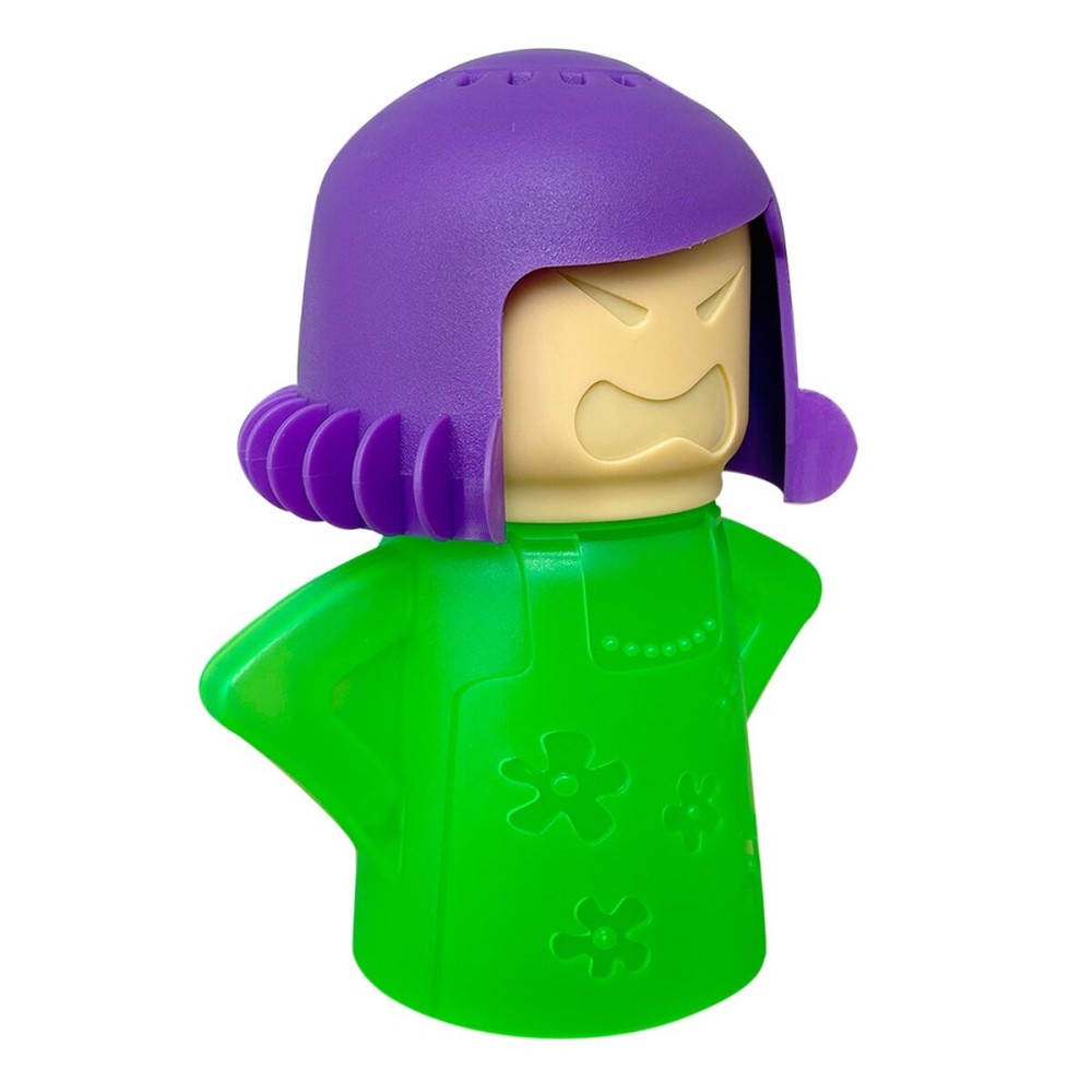 Microwave Cleaner Microwave Angry Mama Oven Cleaner High Temperature Steam Cleaning Equipment Tool Steam Cleans Add Vinegar and Water (Green)