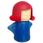 Microwave Cleaner Microwave Oven Cleaner High Temperature Steam Cleaning Equipment Tool Fridge Deodorized Easily Crud Steam Cleans Add Vinegar and Water Angry Mama (Blue)