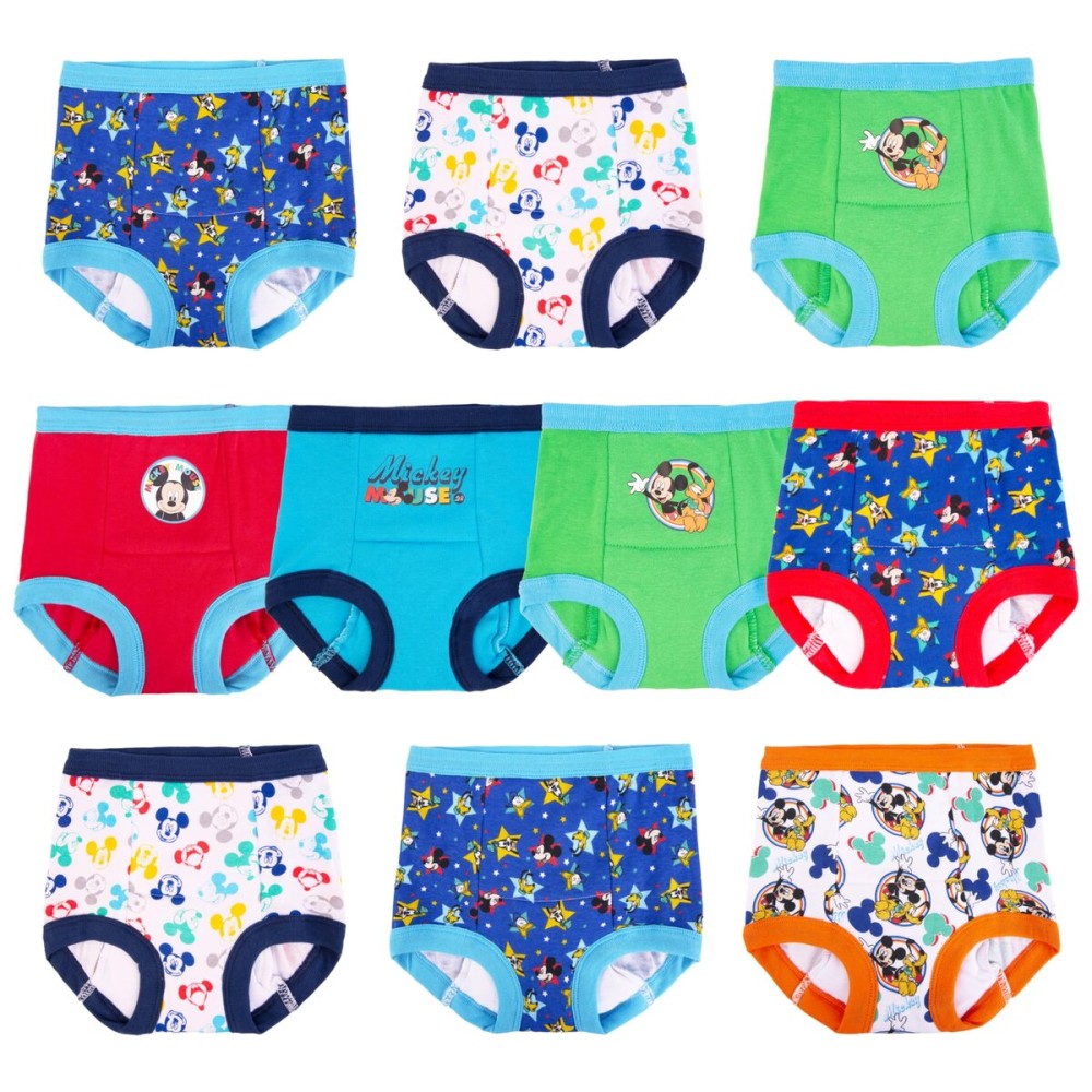 Disney Boys Mickey Mouse Potty Training Pants Multipack 10pk, 4T
