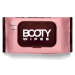 BOOTY WIPES Flushable Wipes for Women - 80-Count Wet Wipes for Adults - pH-Balanced Feminine Wet Tissue with Vitamin E and Aloe - Gentle Feminine Hygiene Body Cleansing Cloth - No Fragrance Large