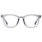 ANDWOOD Blue Light Blocking Glasses Men Computer Smll Face Clear Bluelight Blocker Eyeglasses Frame Square Grey