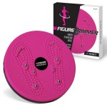 Daiwa Felicity Figure Trimmer Ab Twister Board - Waist Twister Machine for Core & Abs Exercise - Waist Twisting Fitness Tool, Dizzy Disc Twist Board for Slimming Workout with 8 Magnets Reflexology