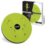 Figure Trimmer Core Abs Twister Board - Waist Sculptor Twister Board for Core & Ab Exercise - Waist Twisting Disc, Dizzy Disc Twist Board for Slimming Workout with 8 Magnets Reflexology