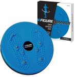 Daiwa Felicity Figure Trimmer Ab Twister Board - Waist Twister Machine for Core & Abs Exercise - Waist Twisting Fitness Tool, Dizzy Disc Twist Board for Slimming Workout with 8 Magnets Reflexology