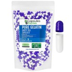 XPRS Nutra Size 3 Empty Capsules - 1000 Count Empty Gelatin Capsules - Pills DIY Capsule Filling - Pure Bovine Pill Gel Caps Fillable for Do-It-Yourself Vitamins and Supplements (Purple/White)