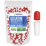 XPRS Nutra Size 3 Empty Capsules - 1000 Count Empty Gelatin Capsules - Pills DIY Capsule Filling - Pure Bovine Pill Gel Caps Fillable for Do-It-Yourself Vitamins and Supplements (Red/White)