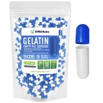 XPRS Nutra Size 3 Empty Capsules - 500 Count Empty Gelatin Capsules - Pills DIY Capsule Filling - Pure Bovine Pill Gel Caps Fillable for Do-It-Yourself Vitamins and Supplements (Blue/White)