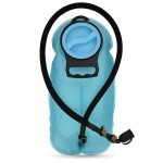MARCHWAY 2L/2.5L/3L TPU Hydration Bladder, Ultra Durable Water Reservoir Bag with Insulated Tube for Hydration Pack for Cycling, Hiking, Running, Climbing, Biking (2.5L Blue 85oz)