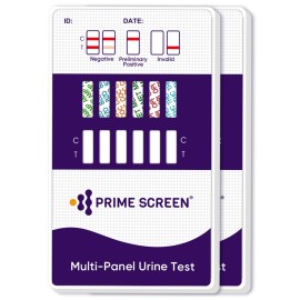 Prime Screen 6 Panel Urine Drug Test Kit (THC-Marijuana, BZO-Benzos, MET-Meth, OPI, AMP, COC), WDOA-264 (2)