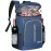 FORICH Soft Insulated Waterproof Backpack Cooler Bag Leak Proof Portable Cooler for Work Lunch Travel Beach Camping Hiking Picnic Fishing Beer - Blue