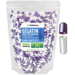 XPRS Nutra Size 00 Empty Capsules - 1000 Count Empty Gelatin Capsules - Pills DIY Capsule Filling - Fillable Pill Gel Caps for DIY Supplements (Pearl Purple/White)