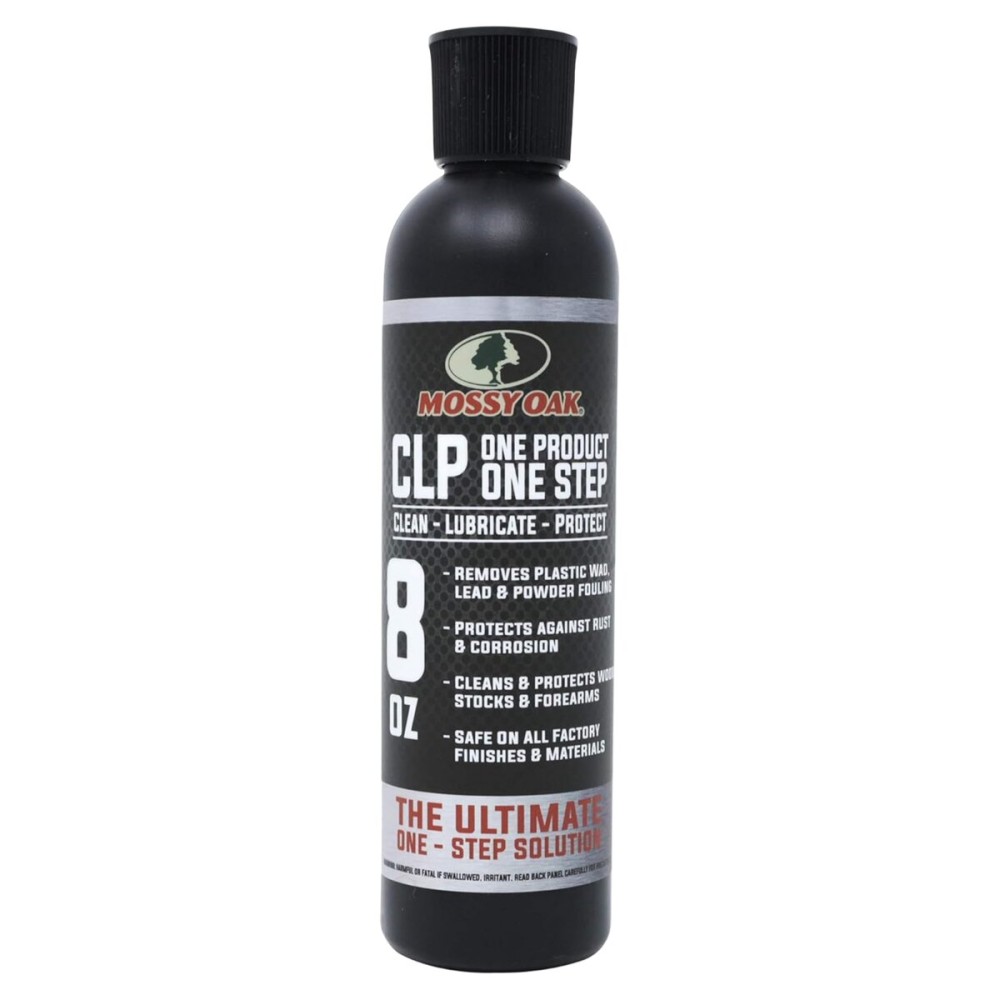 CLENZOIL MOSSY OAK CLP Gun Cleaning Oil | All-in-One Cleaner, Lubricant & Protectant | One-Step Gun Oil | 8 oz Bottle
