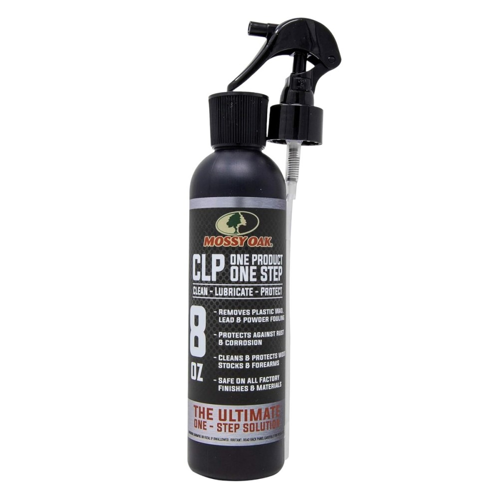 CLENZOIL MOSSY OAK CLP Gun Cleaning Oil | All-in-One Cleaner, Lubricant & Protectant | One-Step Gun Oil | 8 oz Trigger Spray Bottle