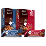 NuGo Dark Variety - Pretzel w/Sea Salt 12 bars & New! Chocolate Almond w/Sea Salt 12 bars, 12g Protein Bar, Vegan, Gluten Free, Non-GMO, Kosher Pareve, 24 count