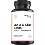 Myo-Inositol & D-Chiro Inositol Capsules with MTHF, Folate, Vitamin D| Support for Ovarian Function, Hormone Balance, & Homocysteine Levels | Fertility Supplements for Women | 40:1 Ratio