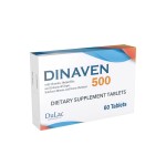 Dulc - Dinaven 500, Diosmin Hesperidin 500mg Dietary Supplement 60 Tablets, Enriched with Butcher\'s Broom, Horse Chestnut Extract and Grape Seed Extract, Made in Italy