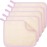 Tatuo 5 Pcs Exfoliating Face and Body Wash Cloths Towel Weave Bath Exfoliating Scrub Massage Bath Cloth for Women and Men, 10.63 x 9.05 Inch(Pink Edge)