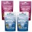 TeaZa Herbal Energy Pouch - Tobacco Alternative | 4 x 25 Pouch Packs | 2 Peppermint & 2 Bangin\' Black Cherry