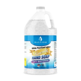 Antibacterial Finesilk White Pearlized Lotion Liquid Hand Soap: Bulk Refill Jug. PH Balanced Ultra-Strength. Made In USA (Finesilk, Gallon)