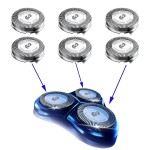 HQ8 Replacement Heads Compatible With Philips Norelco Aquatec Shaver, HQ8 Blades for Philips Norelco Razor PT720 AT880 AT810, 6-pc pack