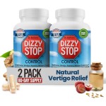 Vertigo Relief Product & NonDrowsy Motion Sickness Pills: Nausea and Dizziness, Ginger & Grape Seed Formula, Inner Ear Balance, Car, Cruise & Travel Essential, Stomach Support (80 Count - Pack of 2)